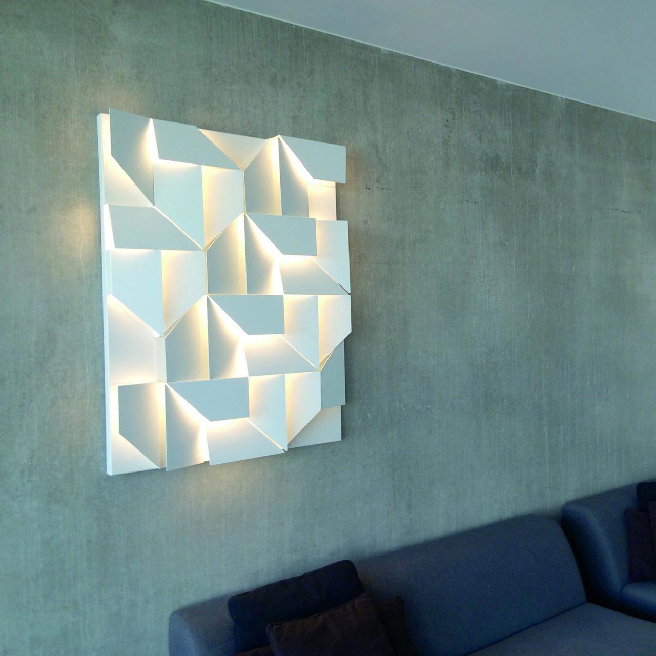 Nemo Wall Shadow Grand - Blanco - Led 3000K Lámpara de Pared de Aluminio Siglo XXI y contemporáneo en venta