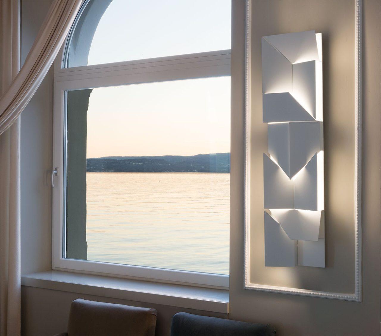Nemo Wall Shadow Long - Weiß - Led 3000K Wandleuchte aus Aluminium im Angebot 1
