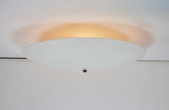 'Nina' Perforated Dome Ceiling Lamp in White by Alvaro Benitez