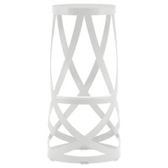 Nendo High Ribbon Stool in Sheet Metal with Matte Lacquer Finish for Cappellini