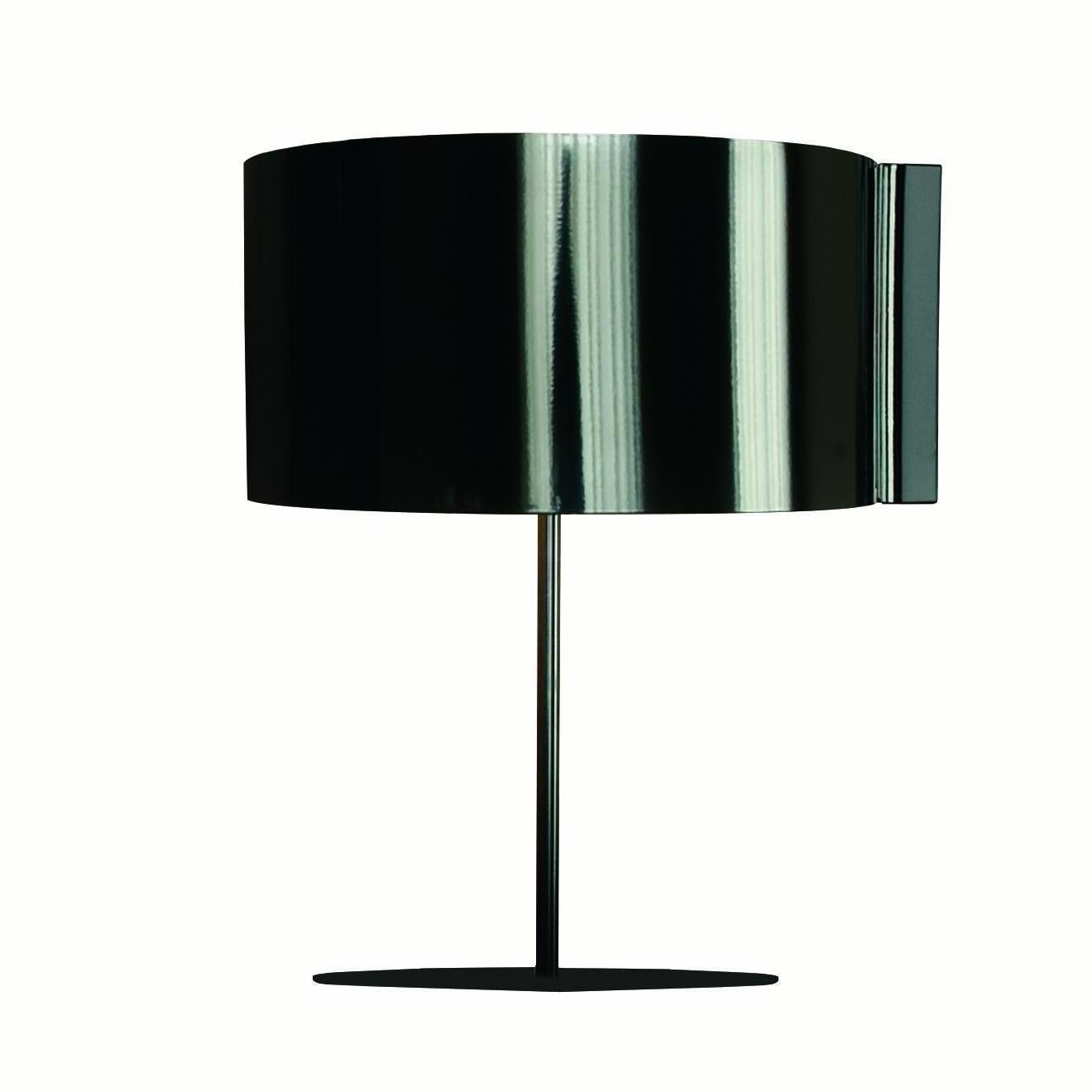 Italian Nendo Table Lamp 'Switch' Black by Oluce For Sale