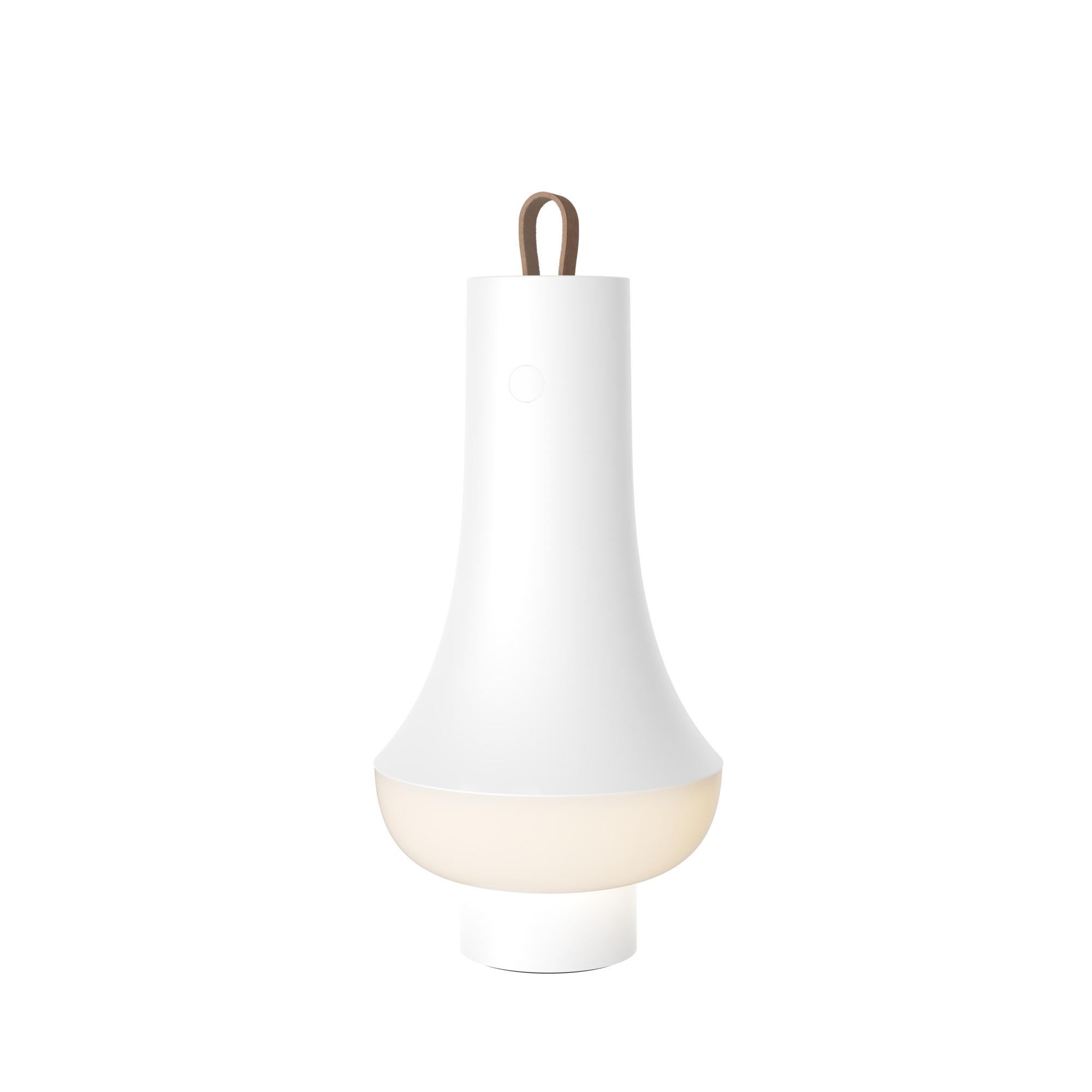 Nendo 'Tomoshi' Weißes tragbares Windlicht von Oki Sato für Louis Poulsen im Angebot 7