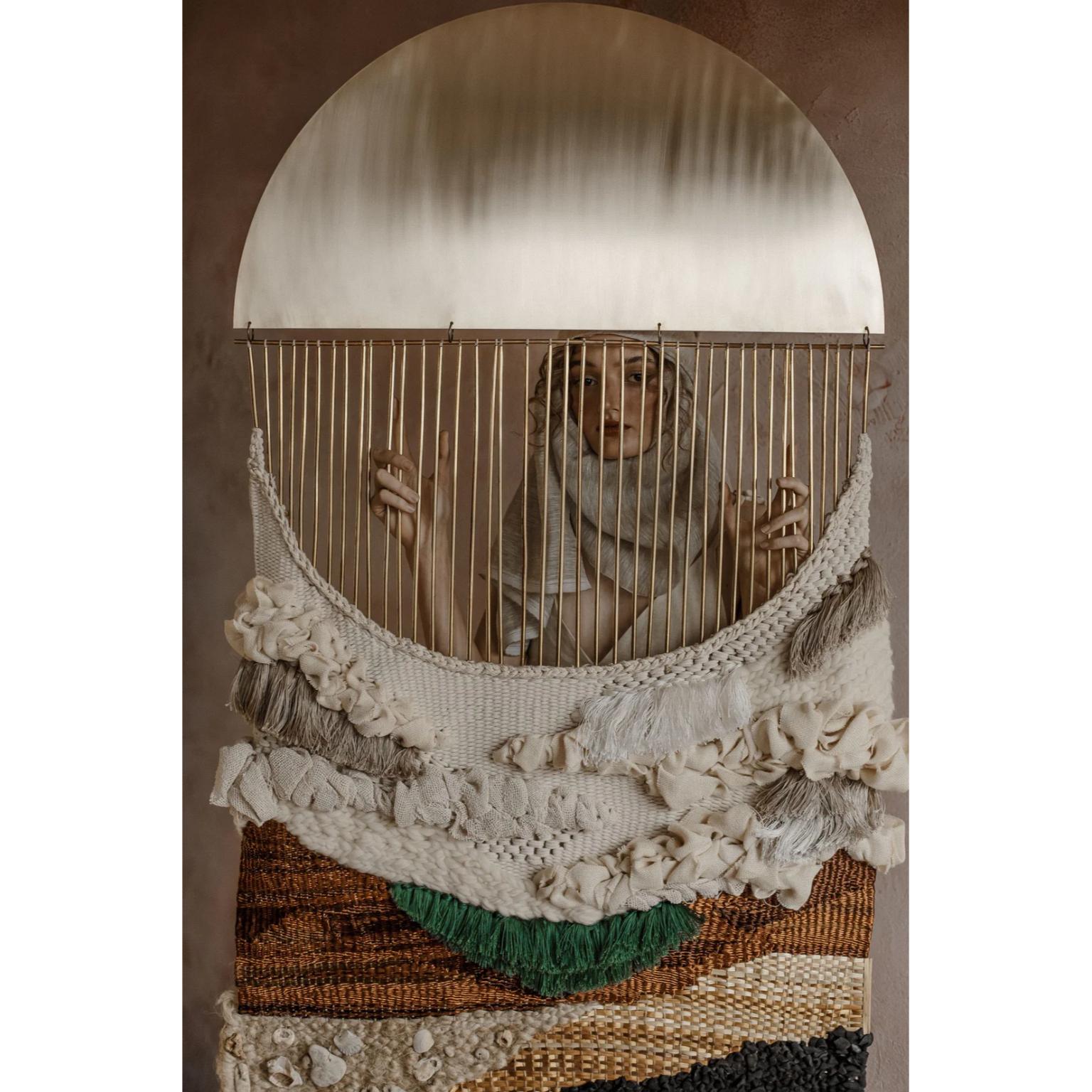Leather Nenka Tapestry by Ruda Studio For Sale