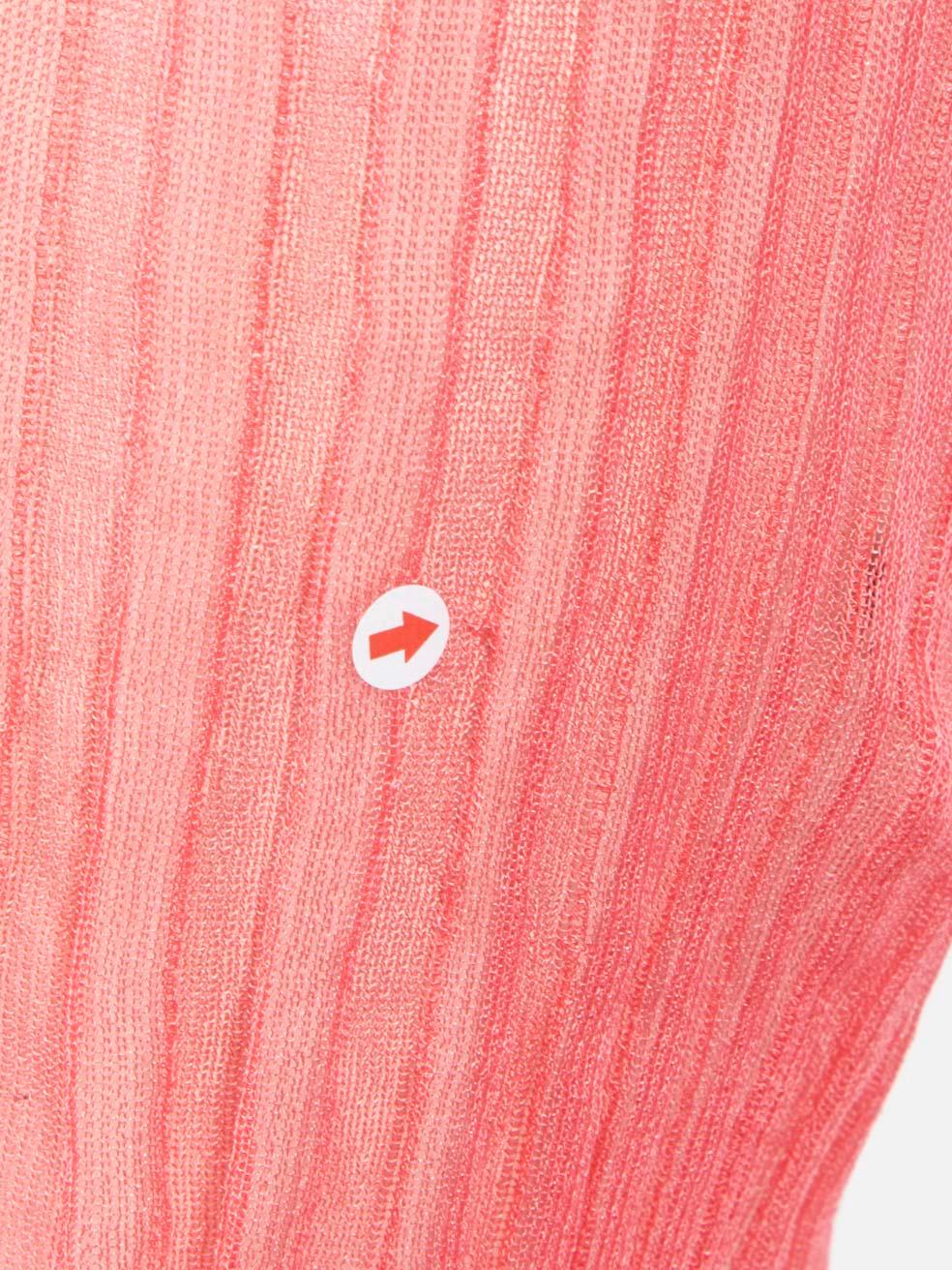 Robe rose à col bénitier Nensi Dojaka, taille XS en vente 2