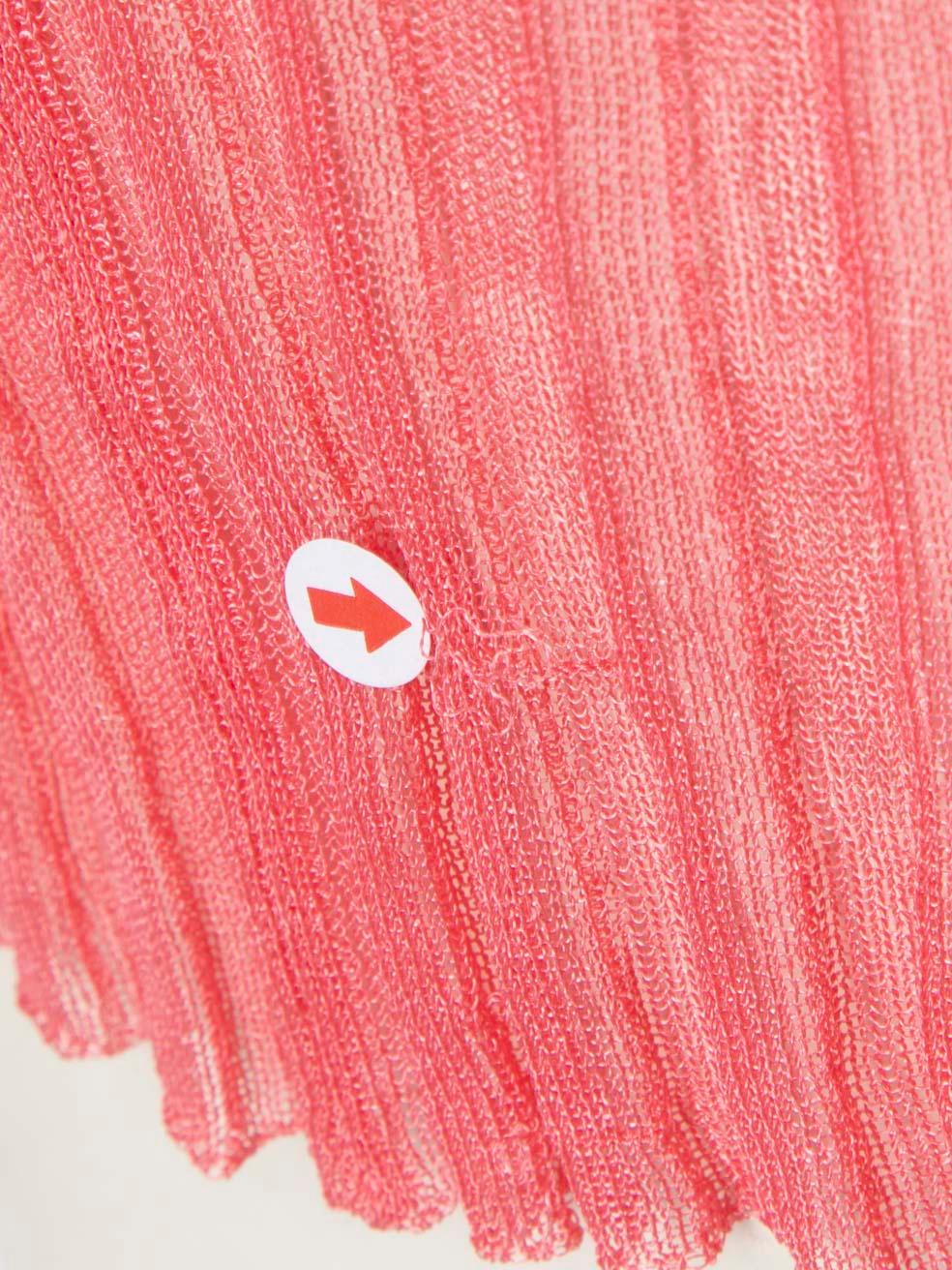 Robe rose à col bénitier Nensi Dojaka, taille XS en vente 3