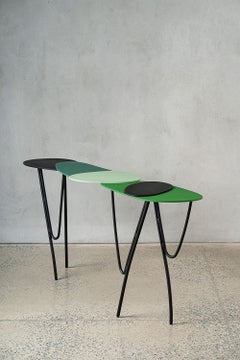 Nénuphar Table console en acier