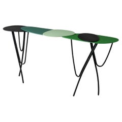 Nénuphar Table console en acier