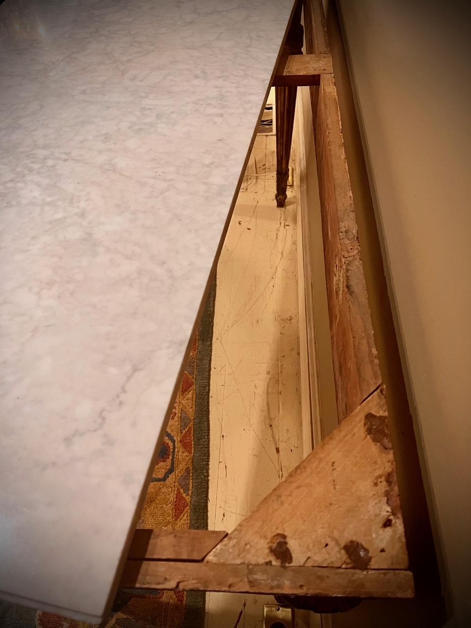 Neo-Classic Giltwood & Marble Top Console Table, Italy, Circa:1795 For Sale 6