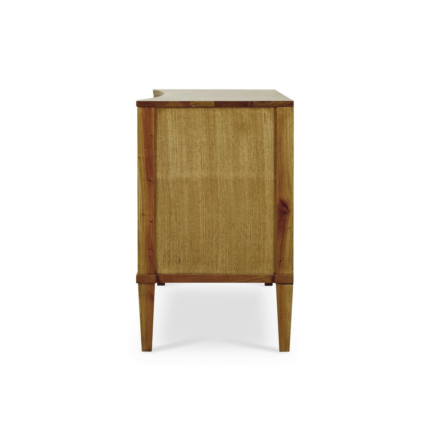 Neo Classic Incurved Commode In New Condition For Sale In Westwood, NJ