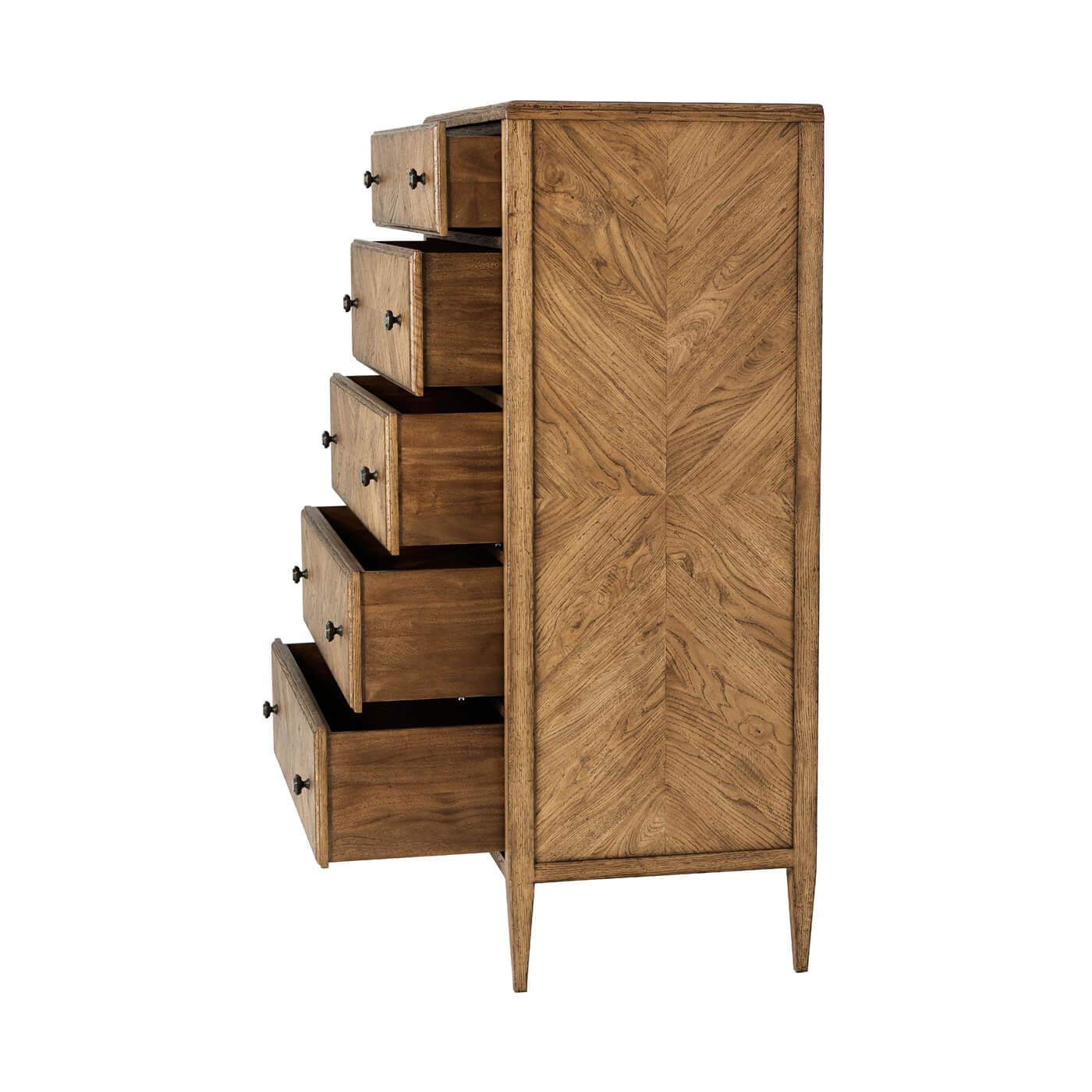 tall dresser with 6 deep drawers