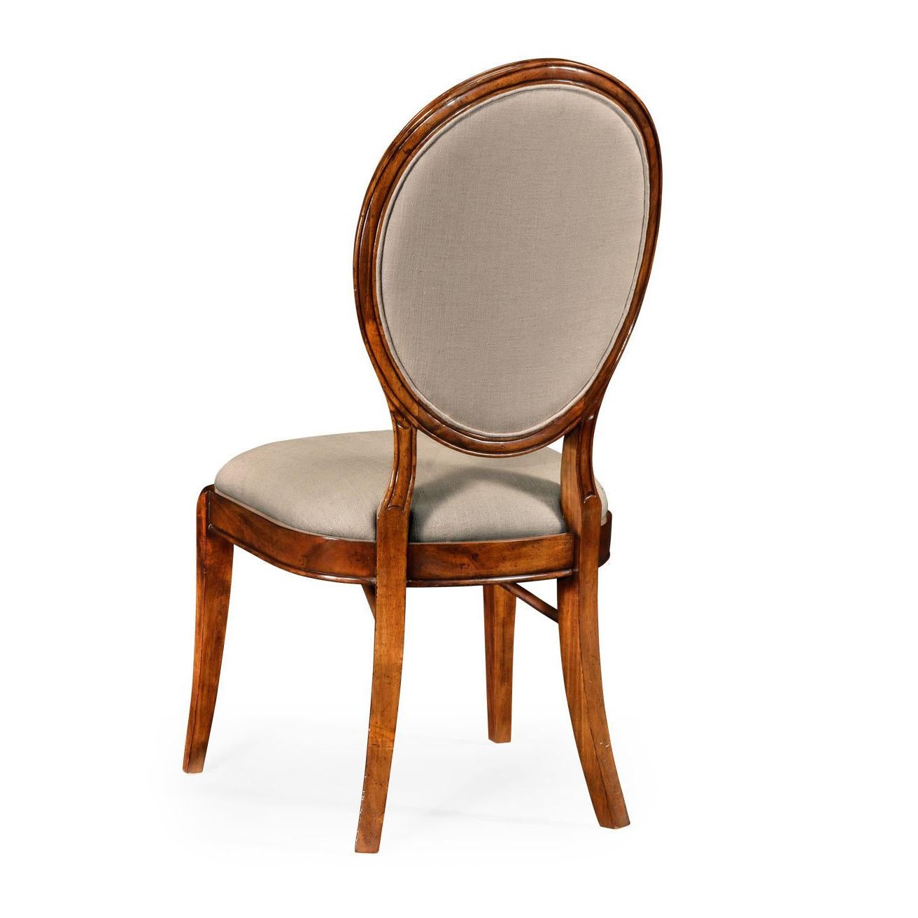 oval backed dining chairs