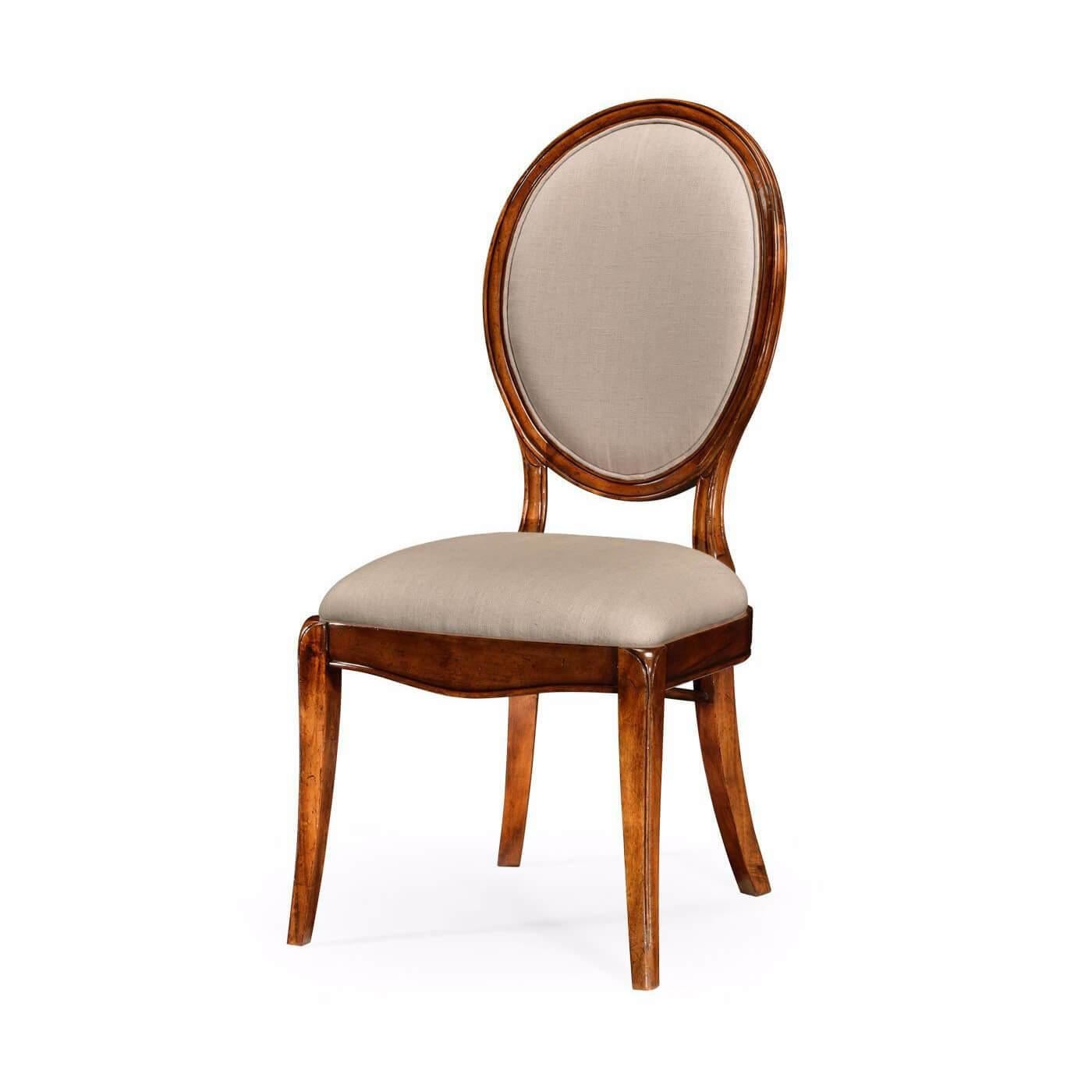 oval back chair
