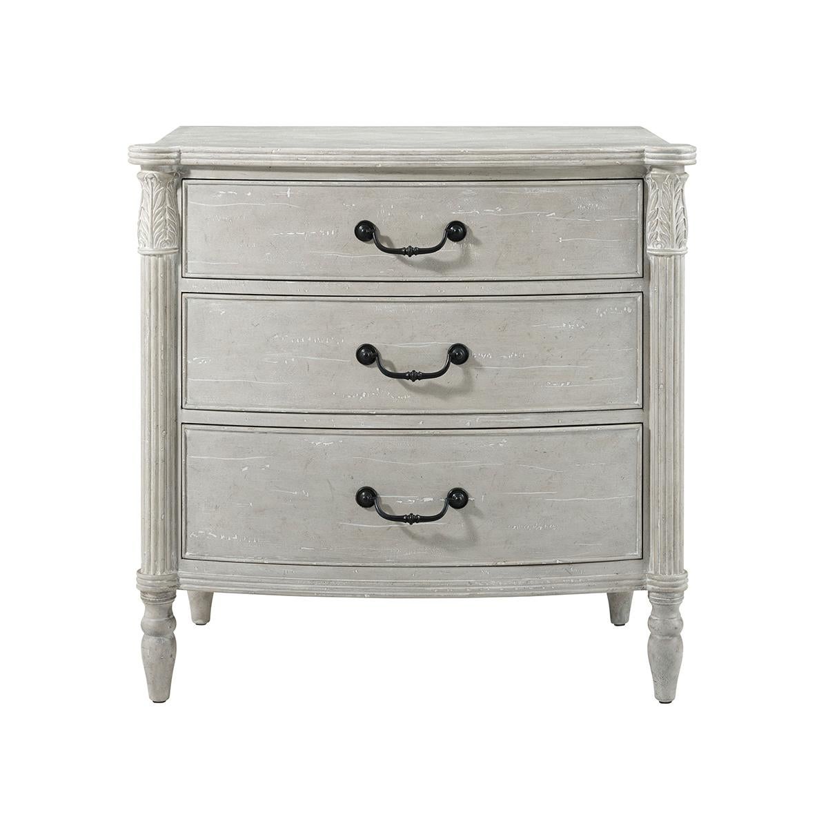 Neo Classic Painted Nightstand In New Condition For Sale In Westwood, NJ