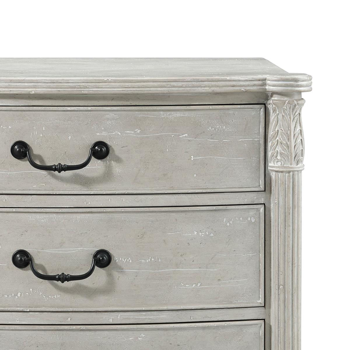 Contemporary Neo Classic Painted Nightstand For Sale