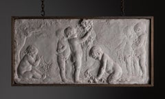 Neo-Classic Plaster Bas Relief, France, circa 1860