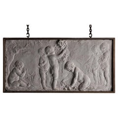 Neo-Classic Plaster Bas Relief, France, circa 1860