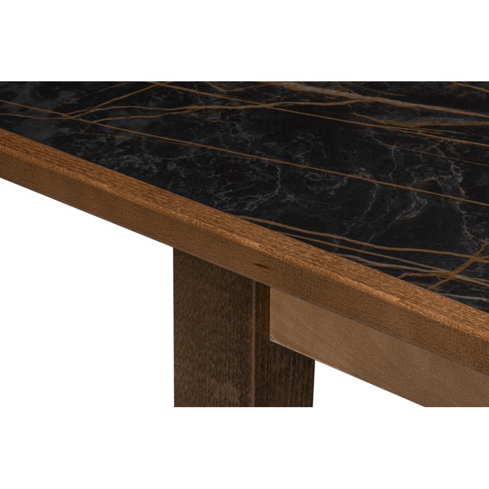 Table à rallonge Neo Classic à plateau en porcelaine en vente 3