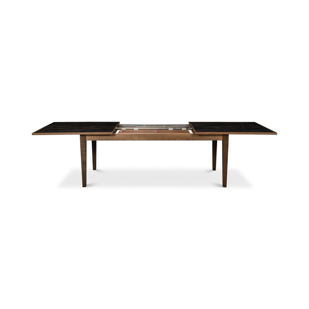 Néoclassique Table à rallonge Neo Classic à plateau en porcelaine en vente