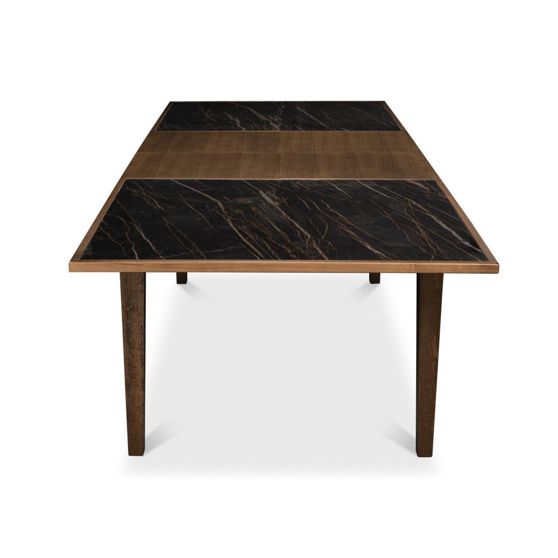 Table à rallonge Neo Classic à plateau en porcelaine en vente 1