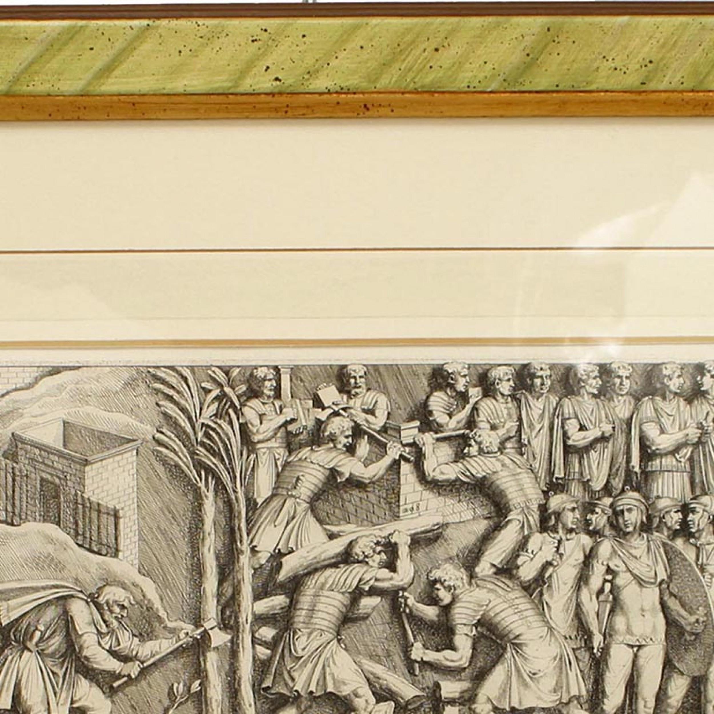 Impresión de escena histórica romana neoclásica Neoclásico en venta