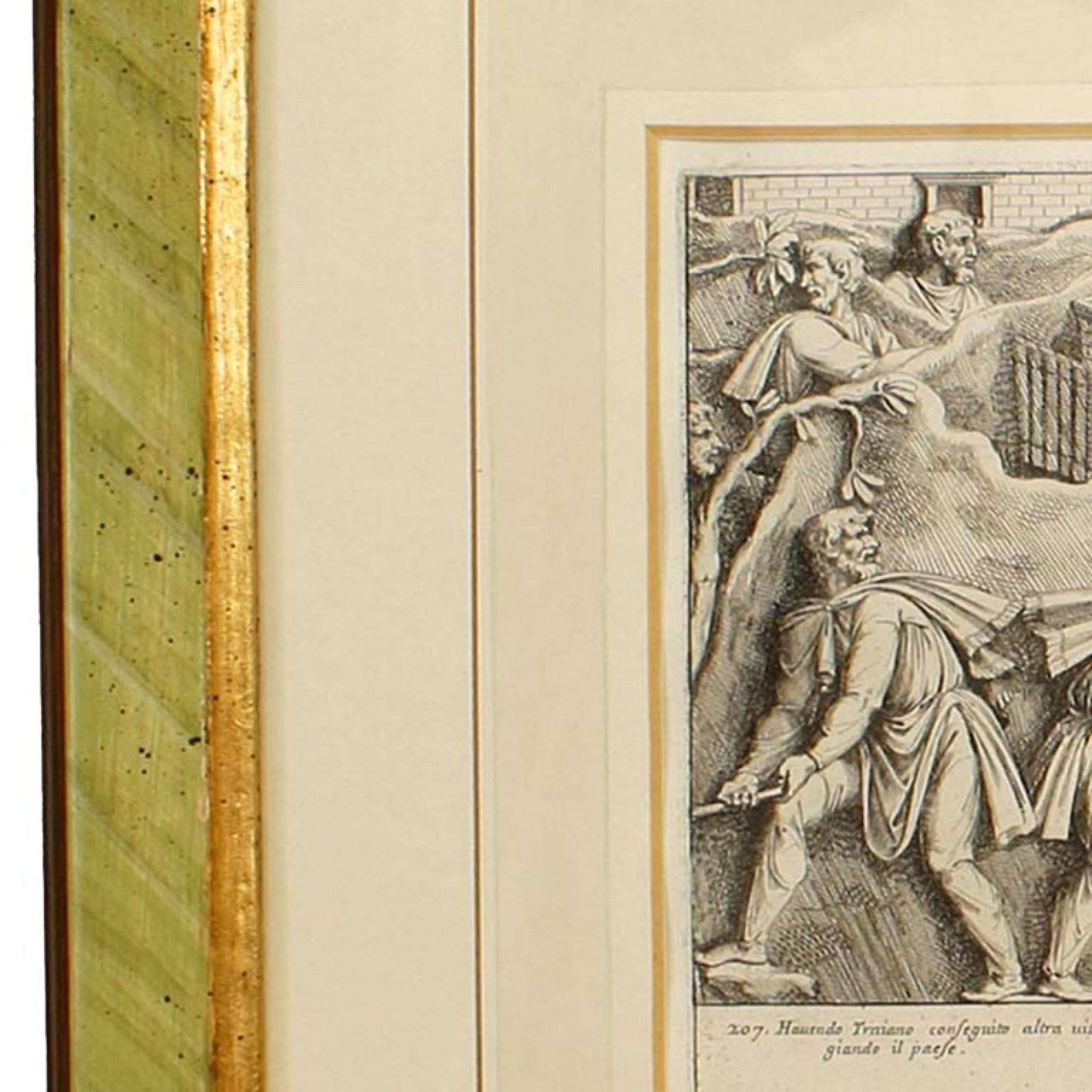 Impresión de escena histórica romana neoclásica en Bueno estado para la venta en Queens, NY