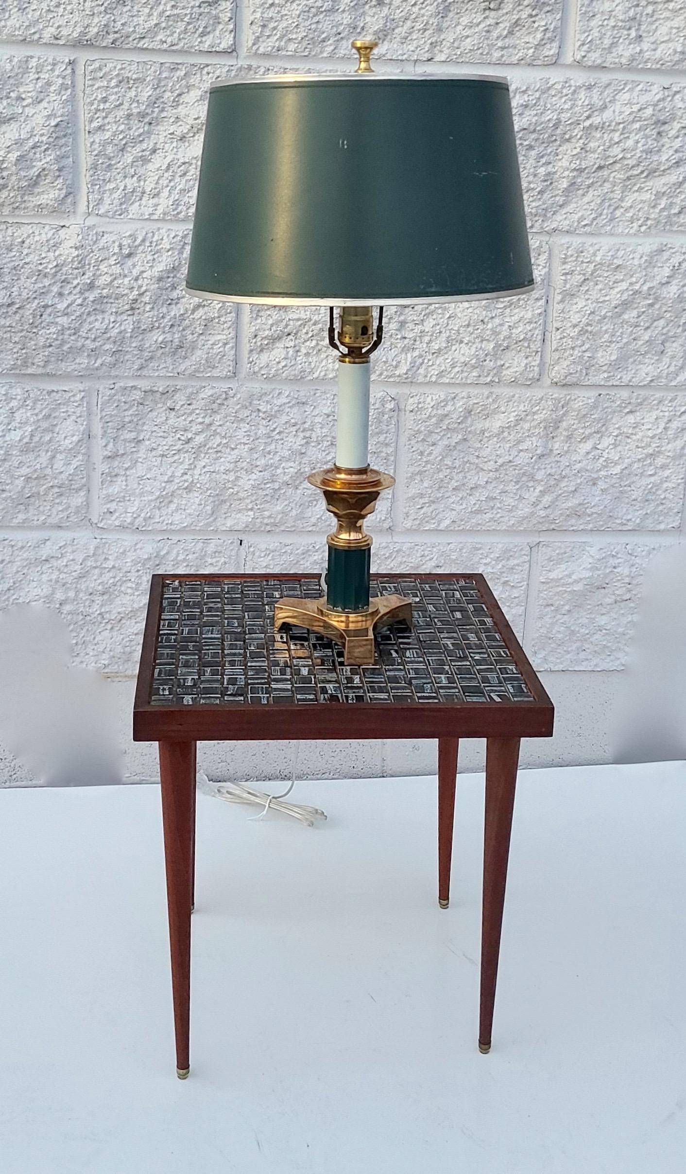 Neoclassical Brass Lamp in the Style of Chapman 5