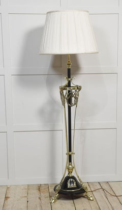 Neo Classical brass standard lamp