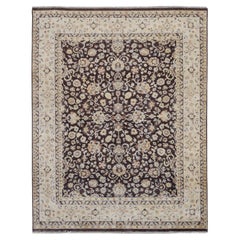 Neo-Classical Brown, Ivory, and Beige Rug 7'11''x10'