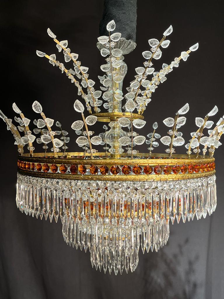 Neo Classical Chandelier with Branches For Sale 2