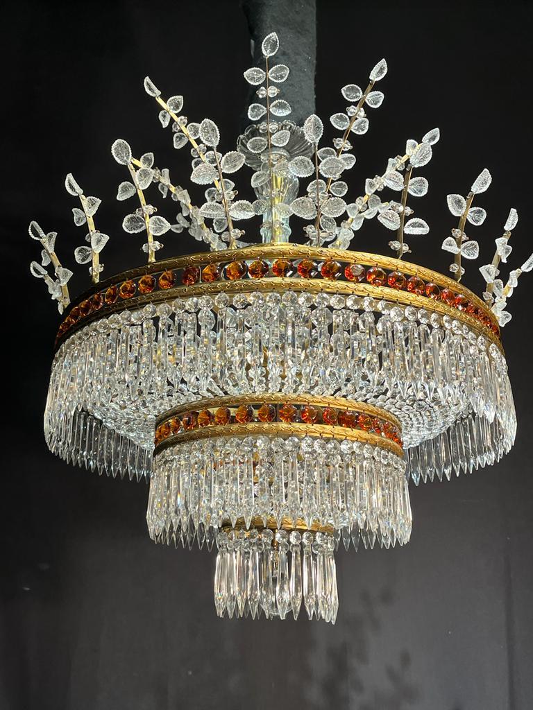 Neo Classical Chandelier with Branches For Sale 3