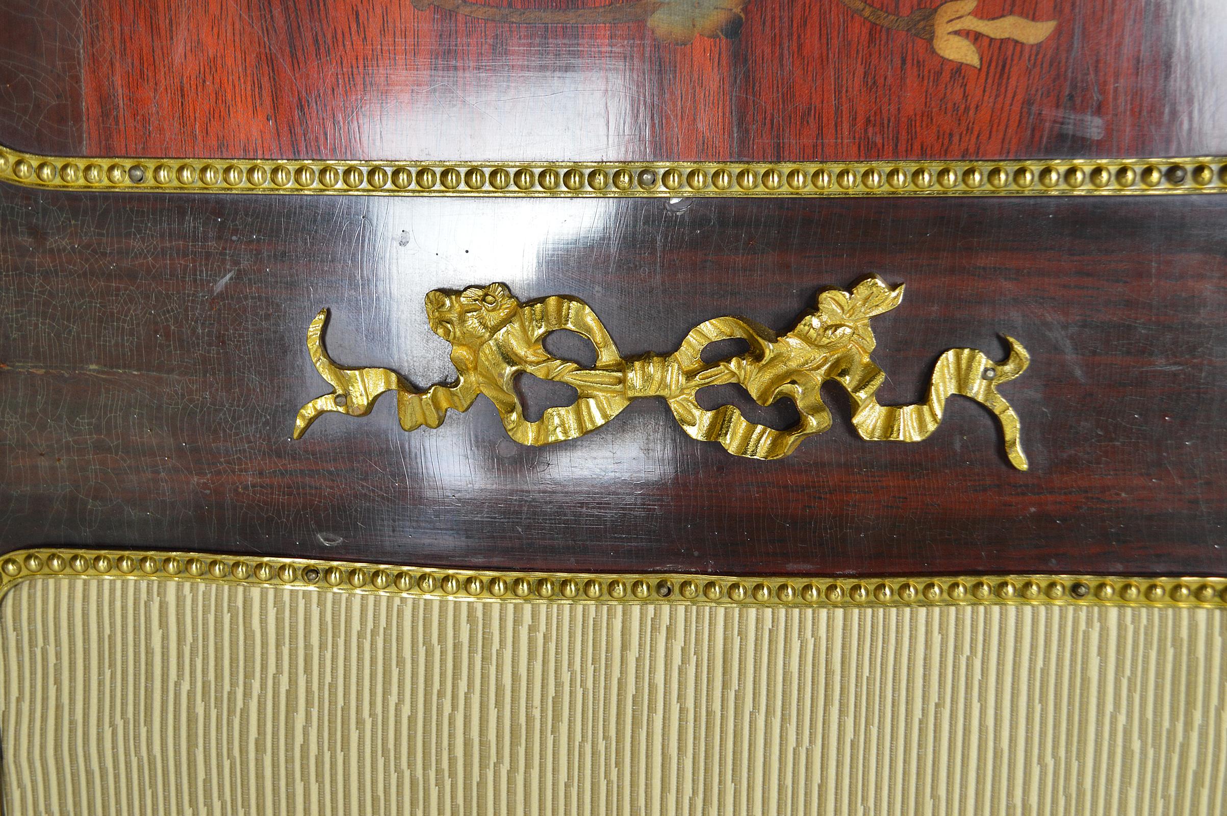 Neo-Classical Folding Screen with Marquetry, France, circa 1970 For Sale 2