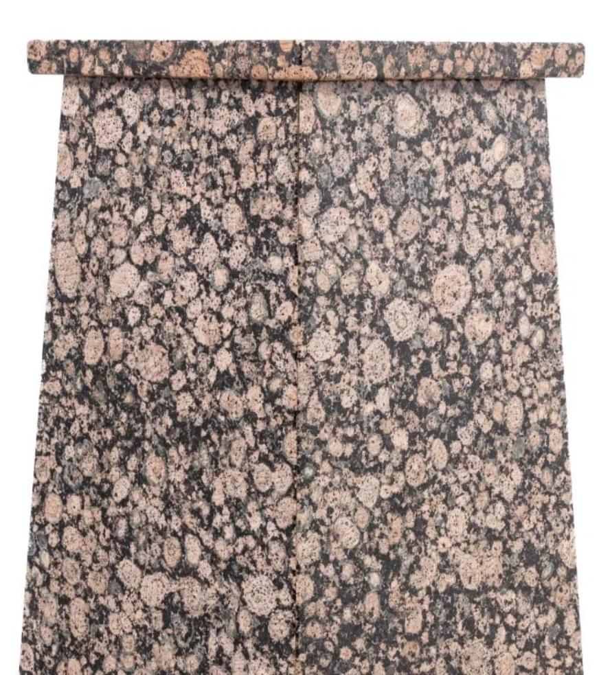 Pedestal neoclásico de granito rosa de la Edad Dorada, finales del siglo XIX. Estadounidense en venta