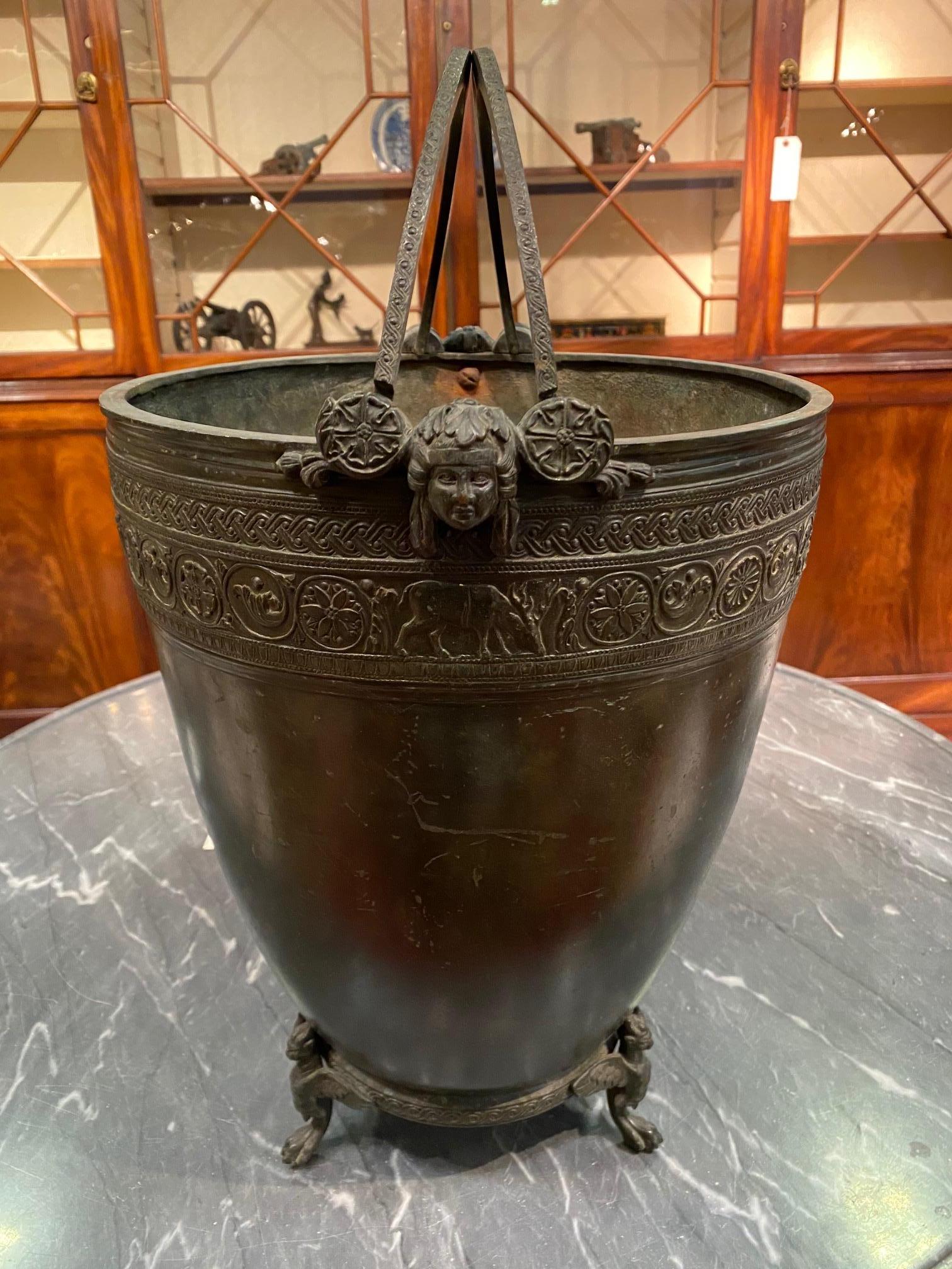 Late 19th Century Neoclassical Grand Tour Bronze Vessel by J. Chiurazzi & Fils