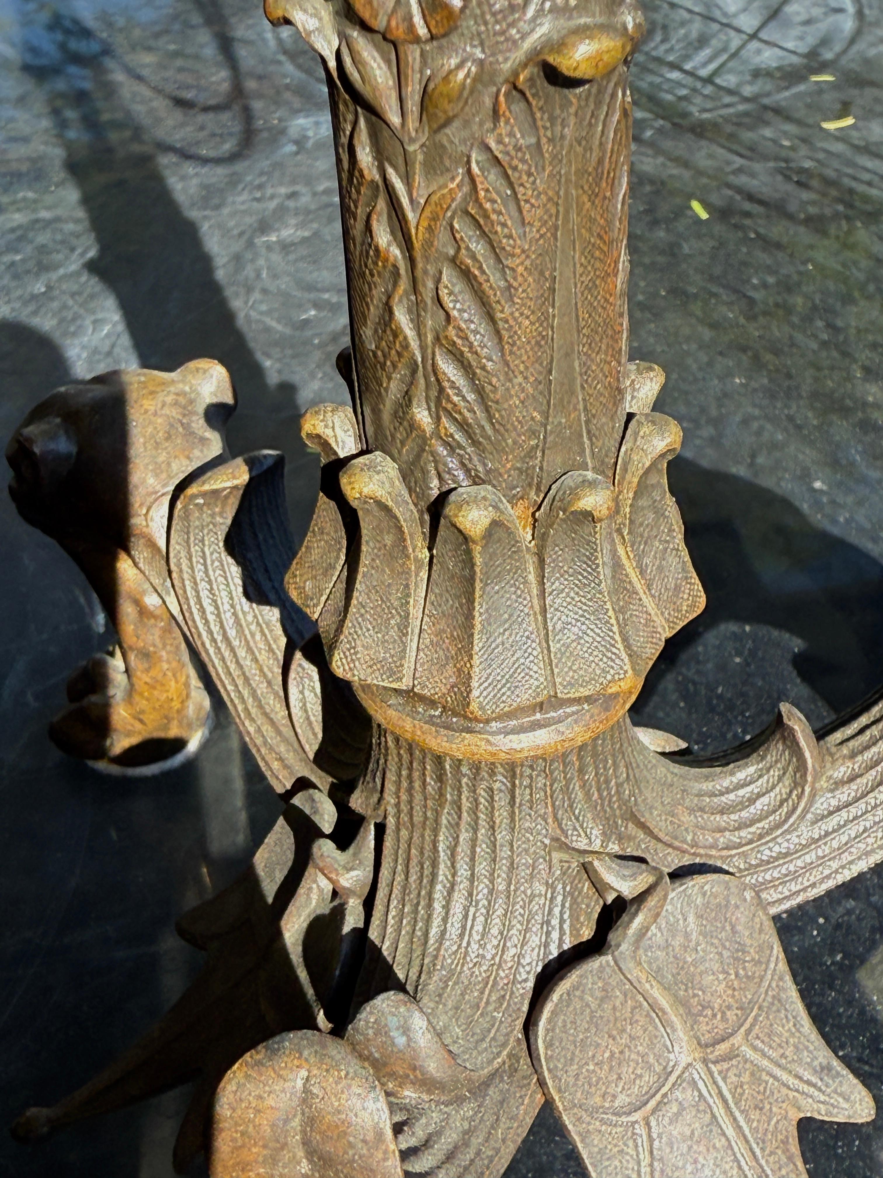 Neo-Classical Grand Tour Souvenir Bronze Candelabra  Lamps For Sale 13