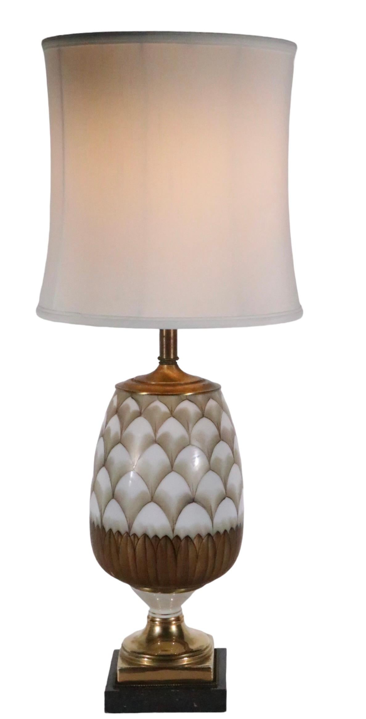 Neo Classical Hollywood Regency Table Lamp design att. to Tommi Parzinger 4