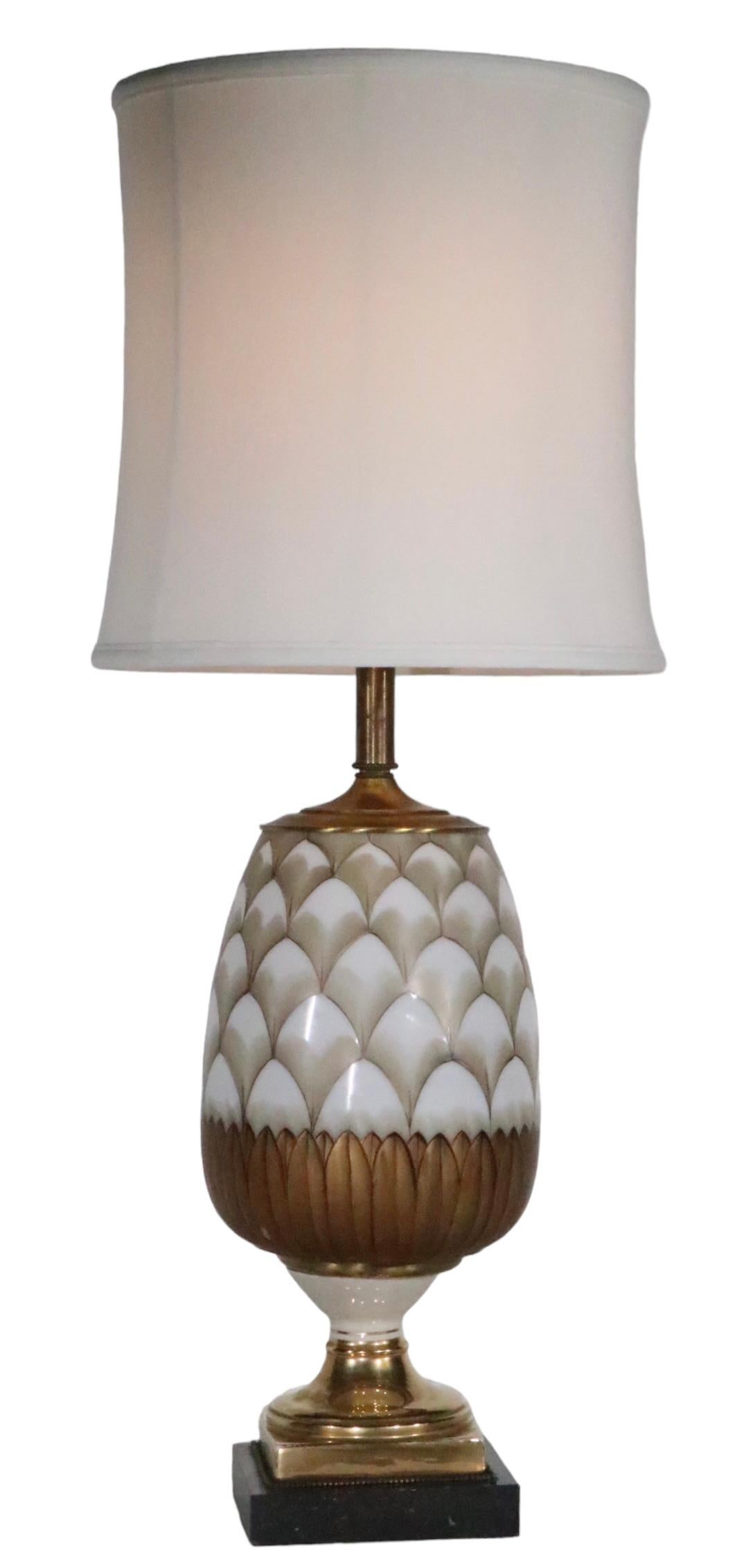 Neo Classical Hollywood Regency Table Lamp design att. to Tommi Parzinger 5