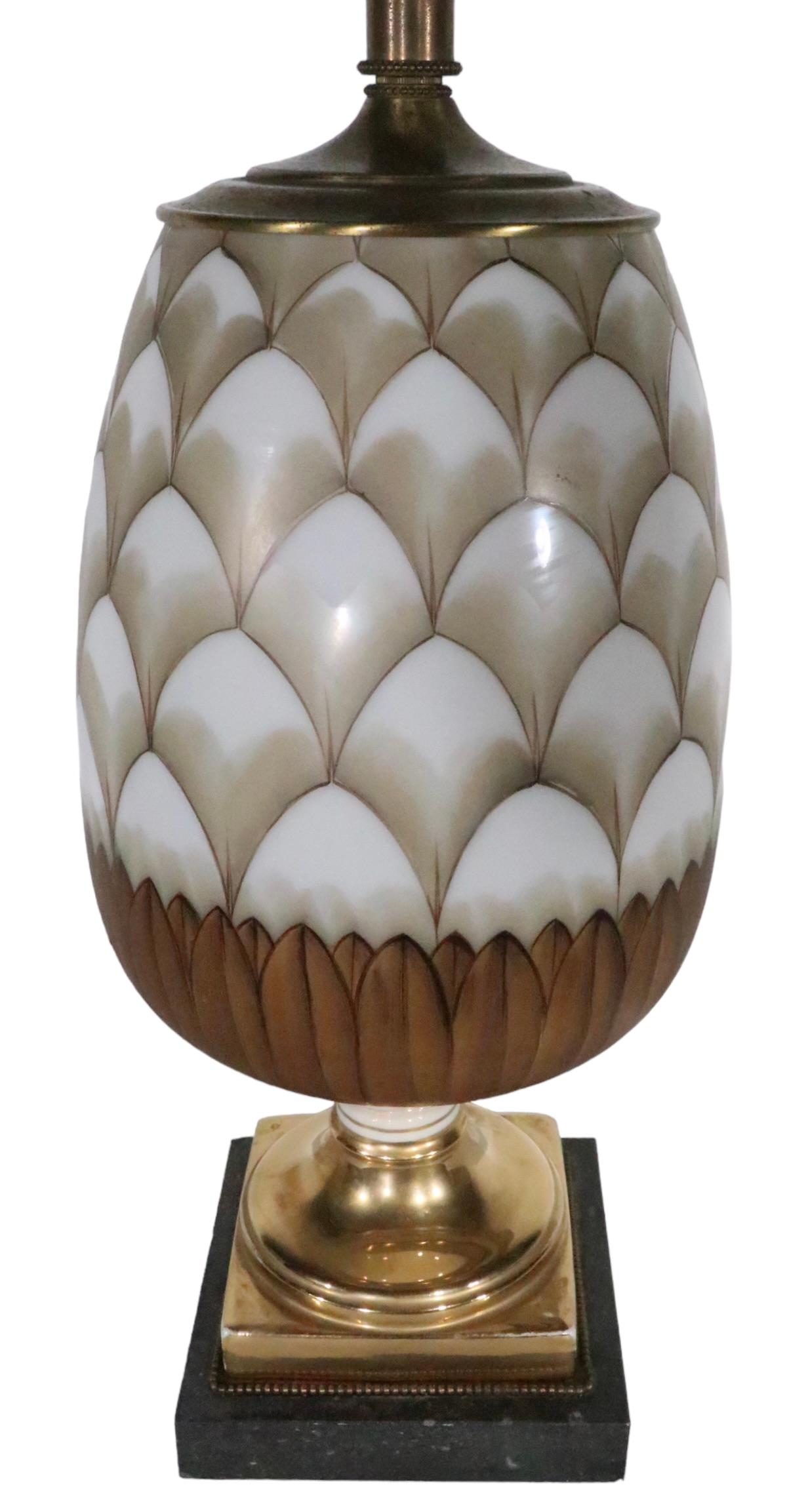 Neo Classical Hollywood Regency Table Lamp design att. to Tommi Parzinger 7