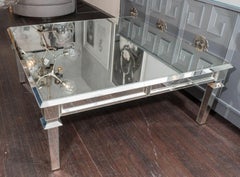 Neo Classical Mirrored Coffee Table