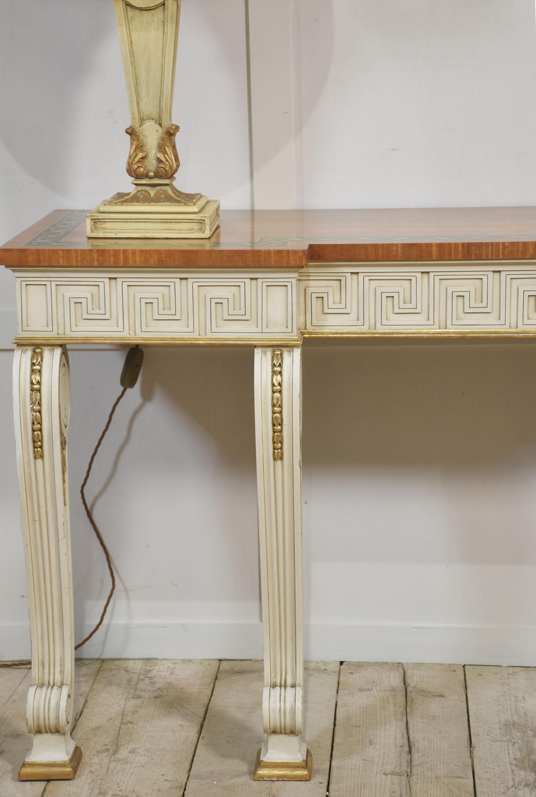 Neo-Classical painted console table In Good Condition For Sale In Cheshire, GB