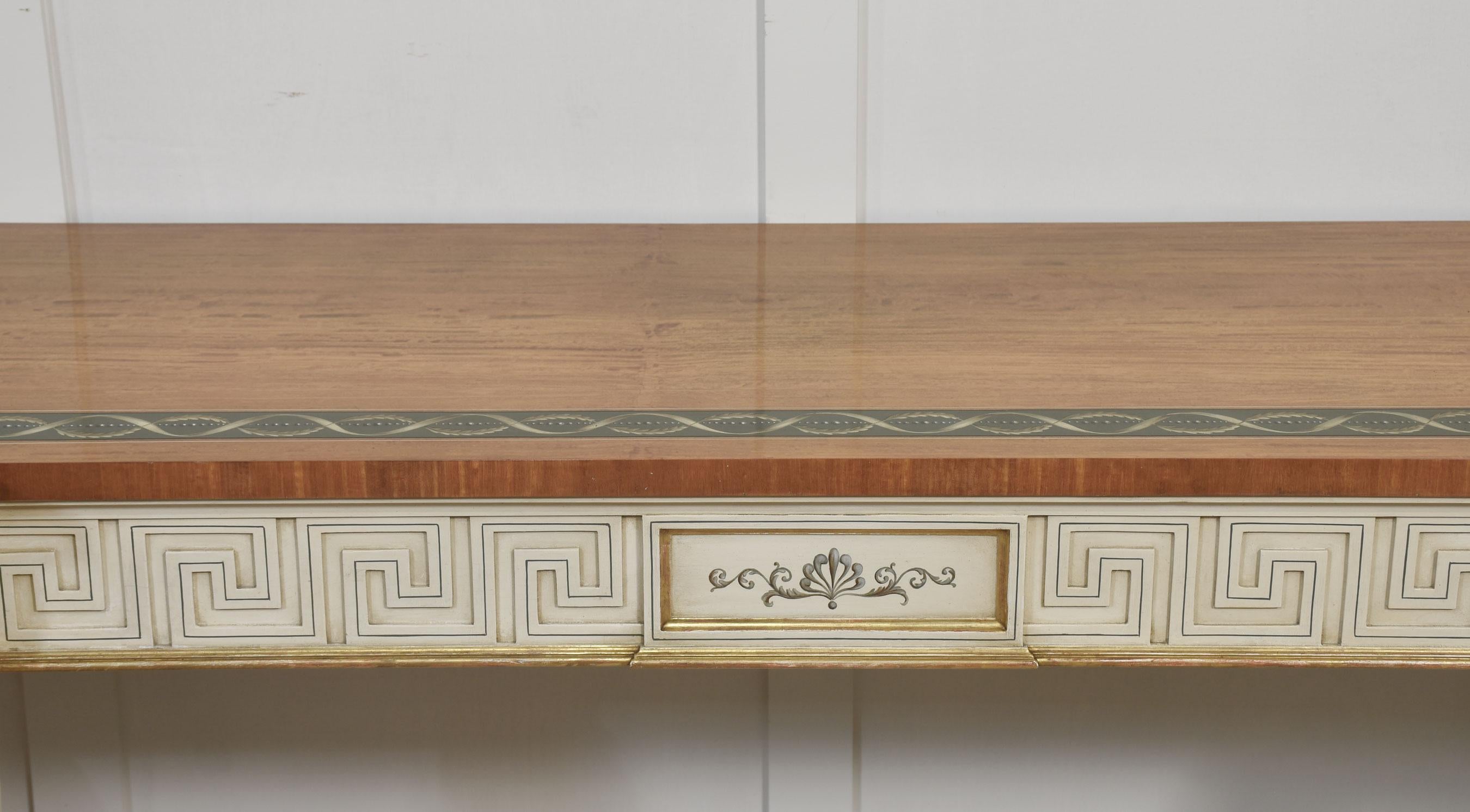 Neo-Classical painted console table For Sale 1