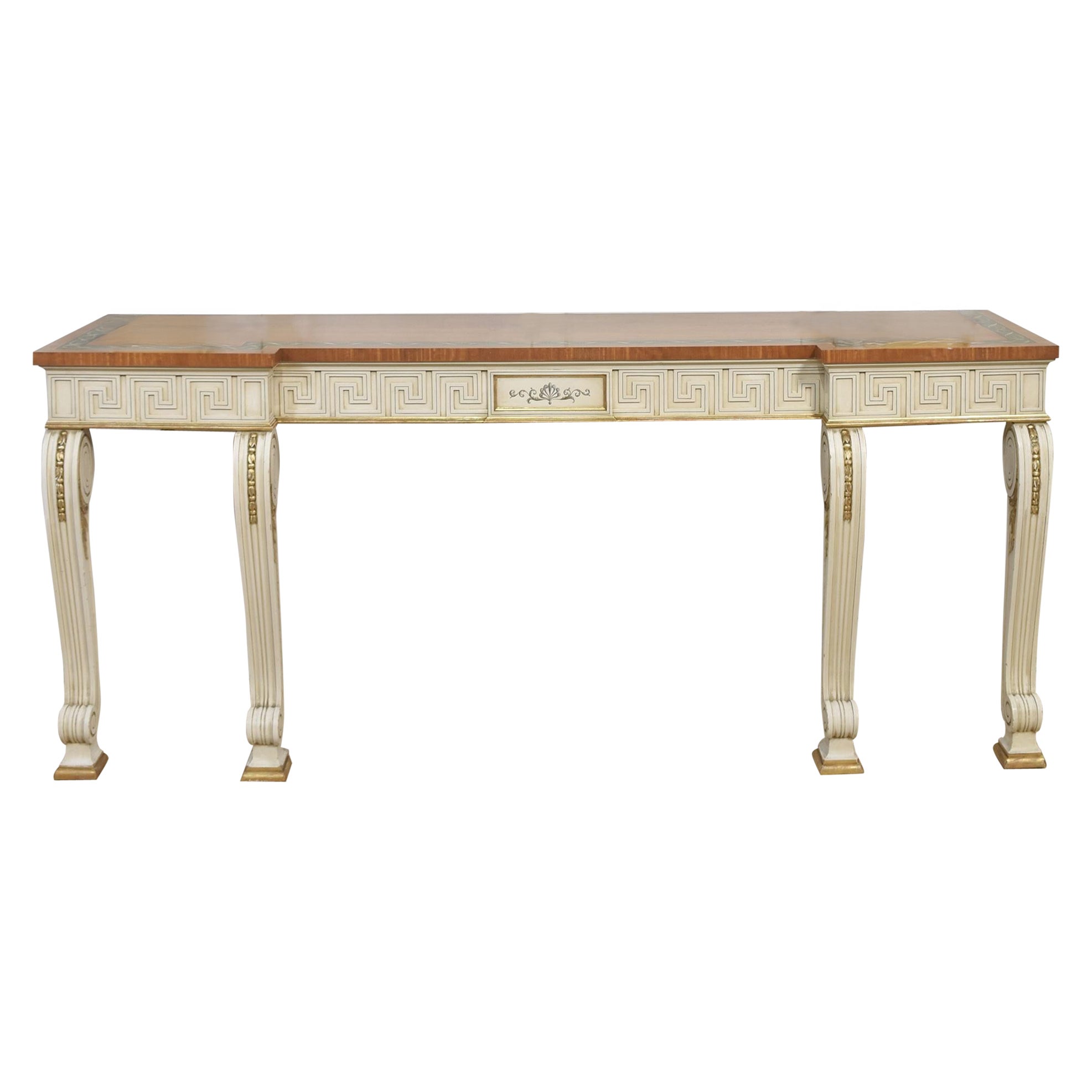 Consolle dipinta in stile neoclassico