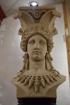 Neo Classical Pedestal depicting Maiden
