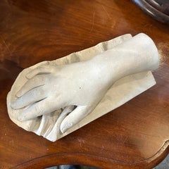 Neo Classical Plaster Italian Sculpture of a Hand