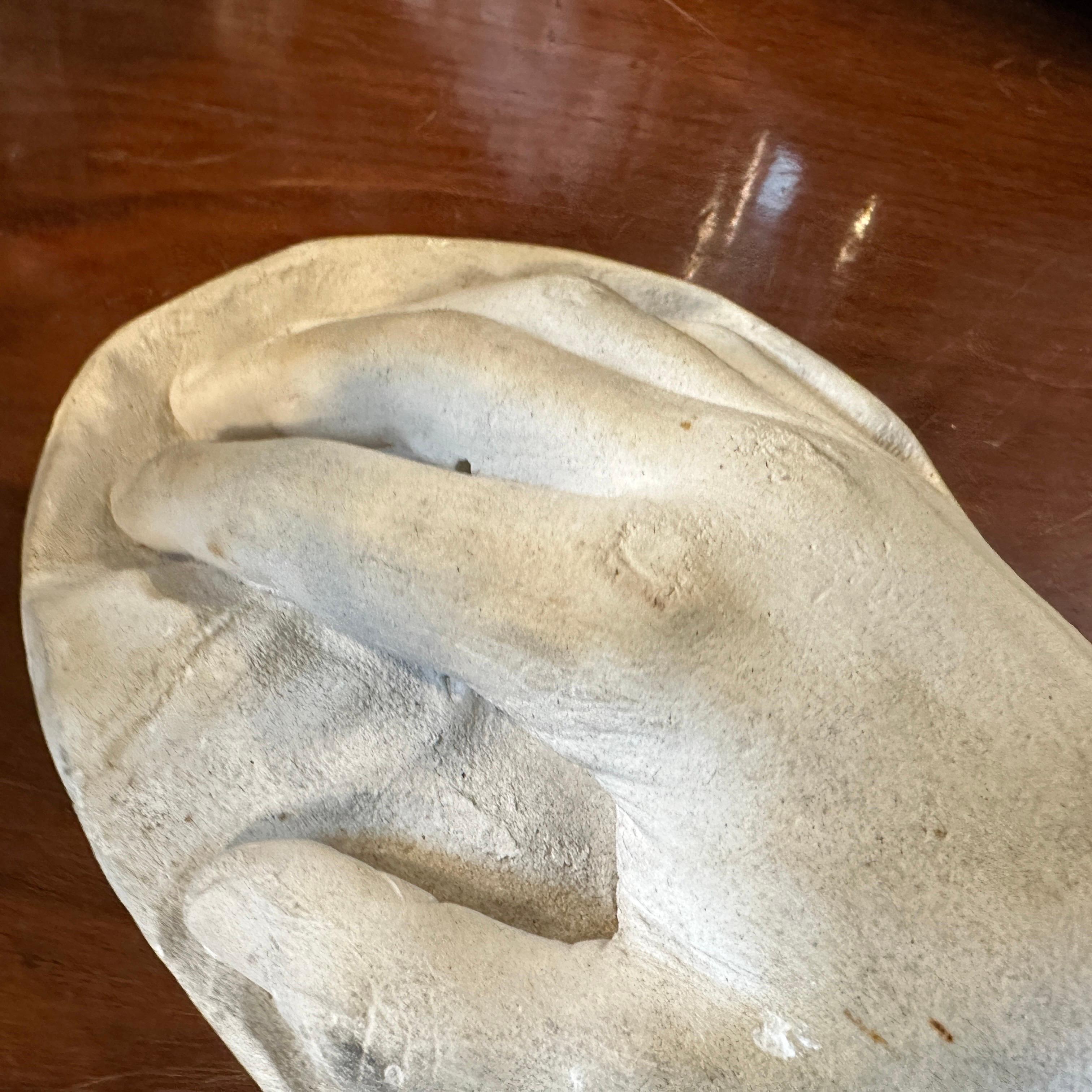 Escultura italiana neoclásica de escayola de una mano en venta 2