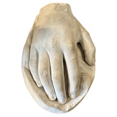Neo Classical Plaster Italian Sculpture of a Hand