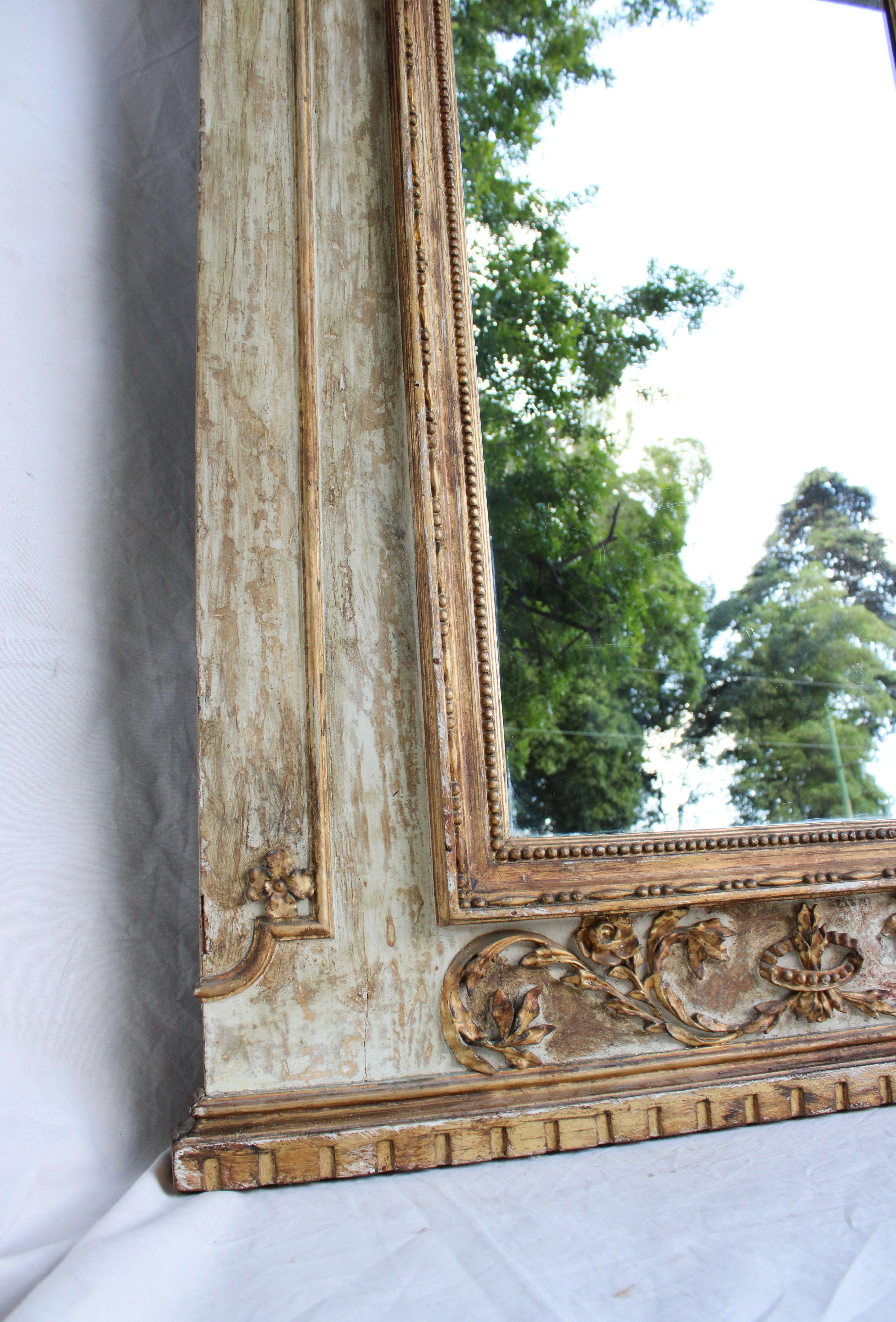 Miroir portugais néo-classique, 19e siècle en vente 2