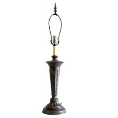 Antique Neo Classical, Renaissance Revival Cast Bronze 1920s Table Lamp