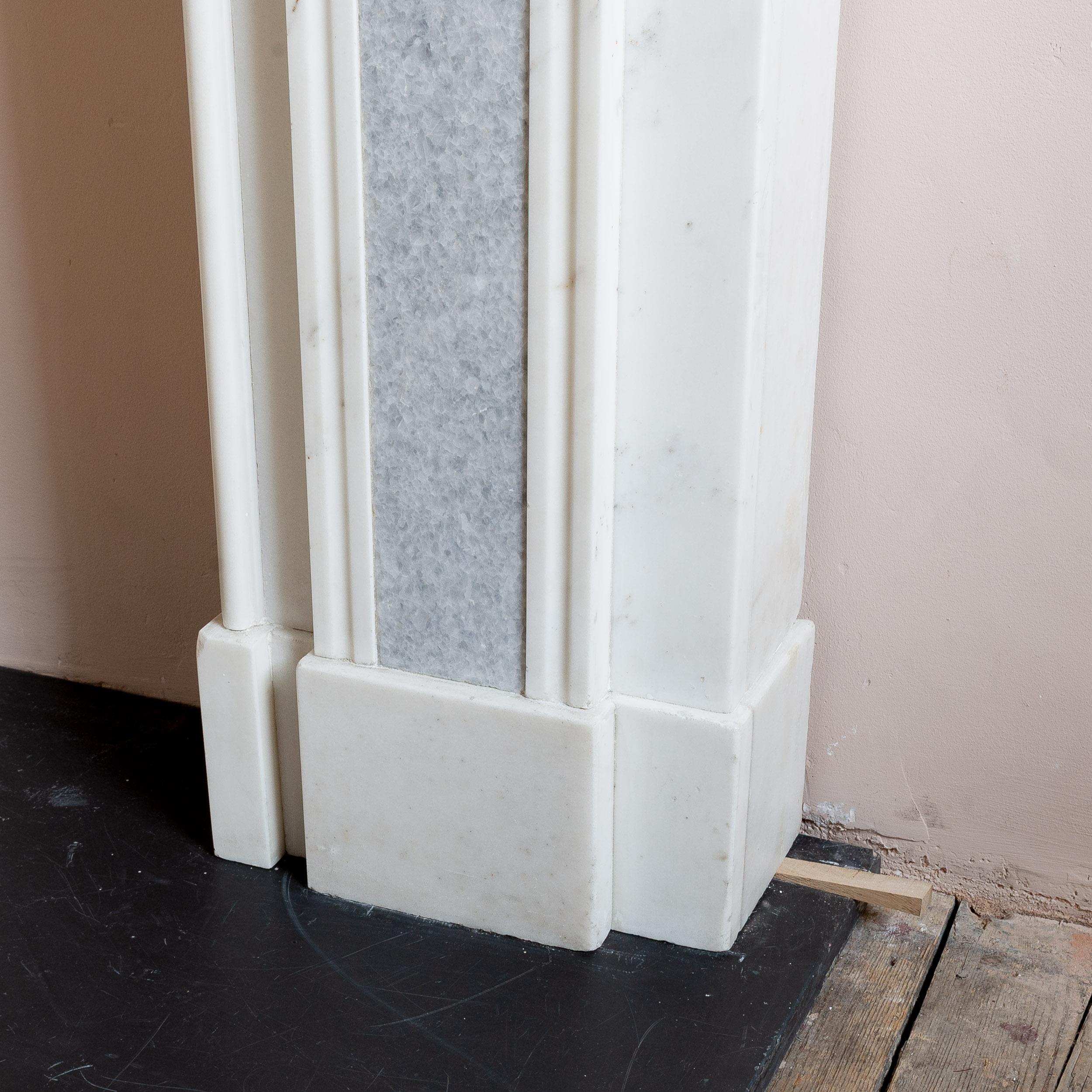 Neo-Classical Statuary Marble Fireplace in the Georgian Style For Sale 10