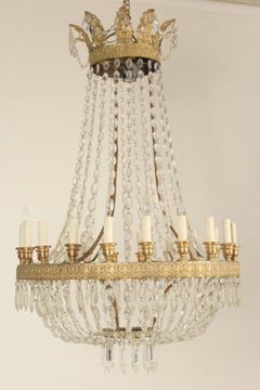 Neoclassical Style 20-Light Chandelier