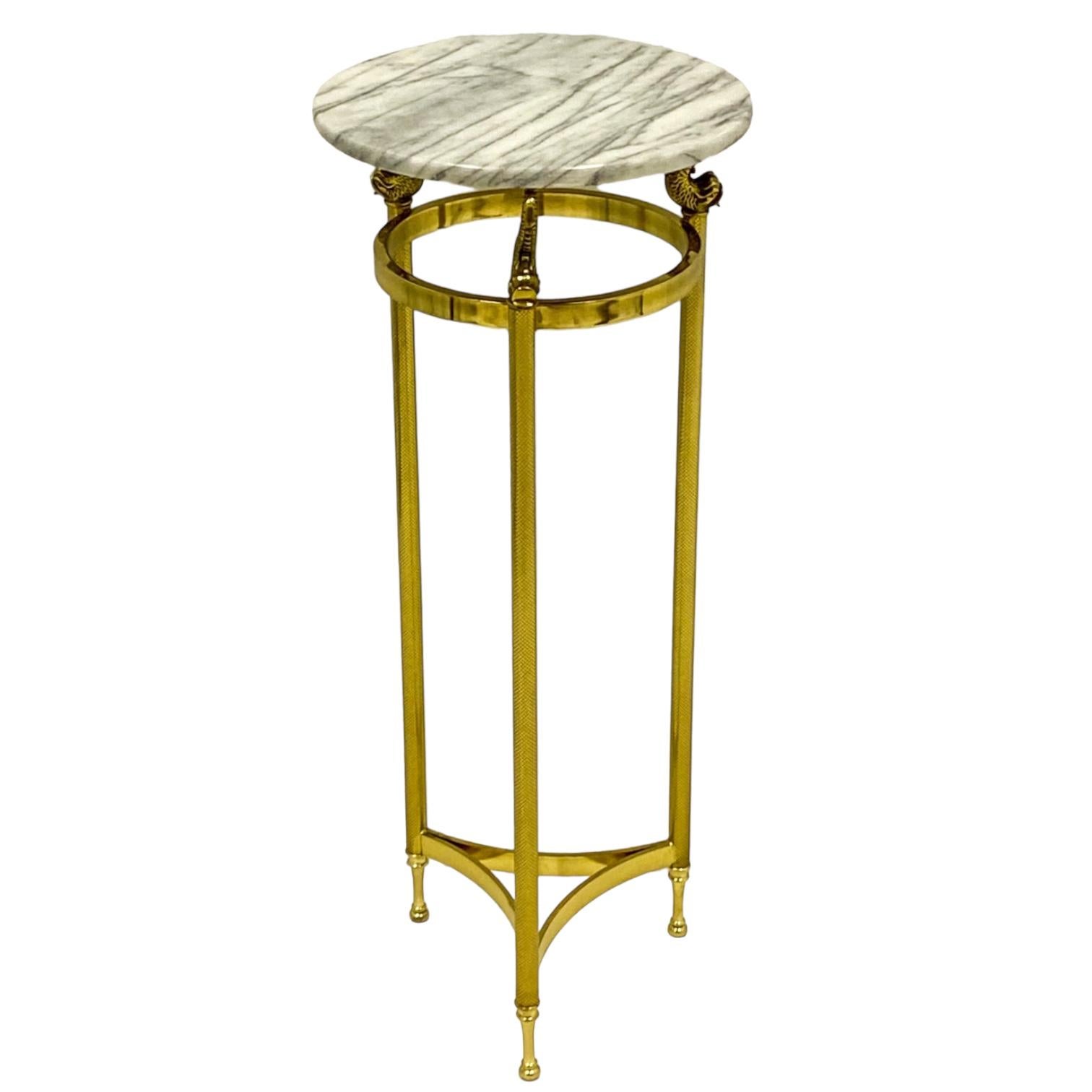 marble top plant stand pedestal